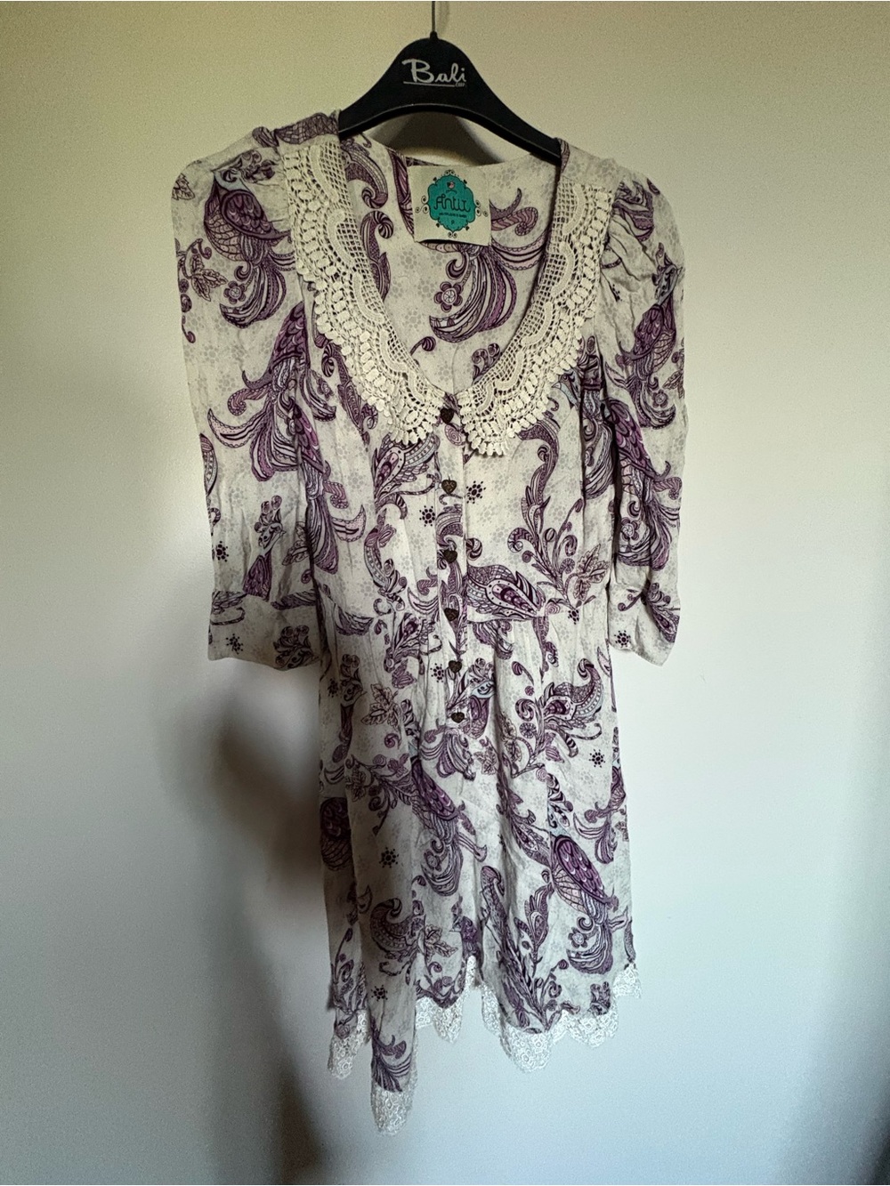 Vintage style Women's Dress with lace
